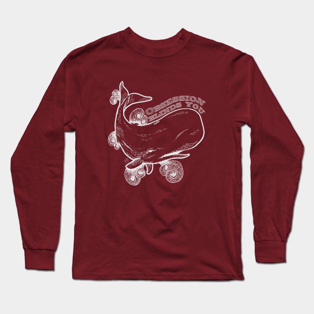 White Whale (dark colors) Long Sleeve T-Shirt by Neyc Design